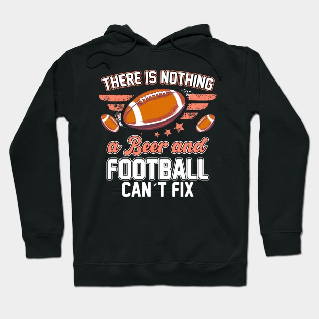 Football And Beer Hoodie by onazila pixel